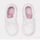 Zapatillas de Baloncesto Air Force 1 para Niños Pequeños (Blanco/Rosa)