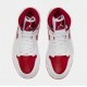 Zapatillas Air Jordan 1 Retro Mid Red Toe, Estilo de Vida Mujer (Blanco/Rojo)