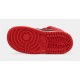 Air Jordan 1 Retro Mid Infantil Toddler Lifestyle Zapatos (Negro/Rojo)
