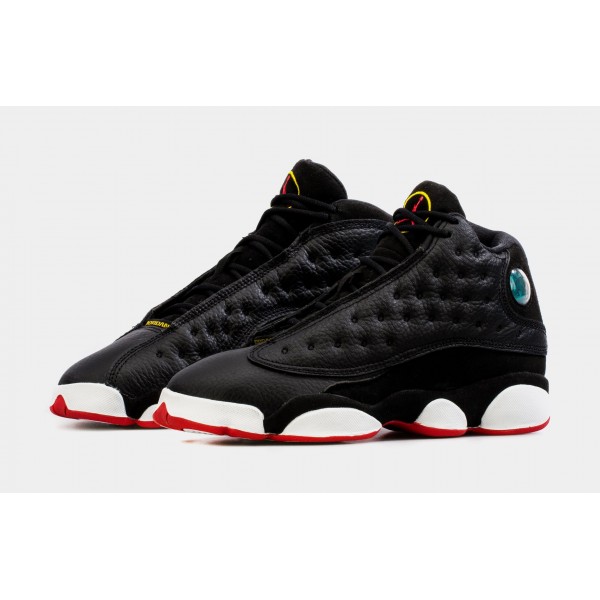 Air Jordan 13 Retro Playoffs Escuela Primaria Lifestyle Zapatos (Negro / Rojo) Envío gratuito