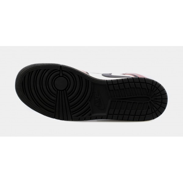 Air Jordan 1 Retro Mid SE Grade School Lifestyle Shoes (Black/Red) Envío gratuito