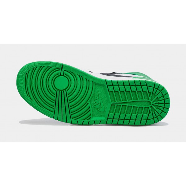 Air Jordan 1 Retro High OG Lucky Green Hombre Lifestyle Zapatos (Negro / Verde)
