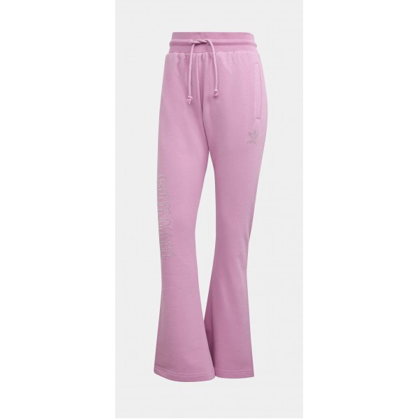 2000 Luxe Open Hem Track Pantalones para mujer (rosa/morado)