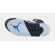 Air Jordan 5 Retro Racer Azul Mens Lifestyle Zapatos (Negro/Azul) Límite de uno por cliente