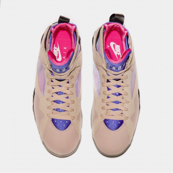 Air Jordan 7 Retro SE Sapphire Mens Lifestyle Shoes (Beige/Rosa) Envío gratuito