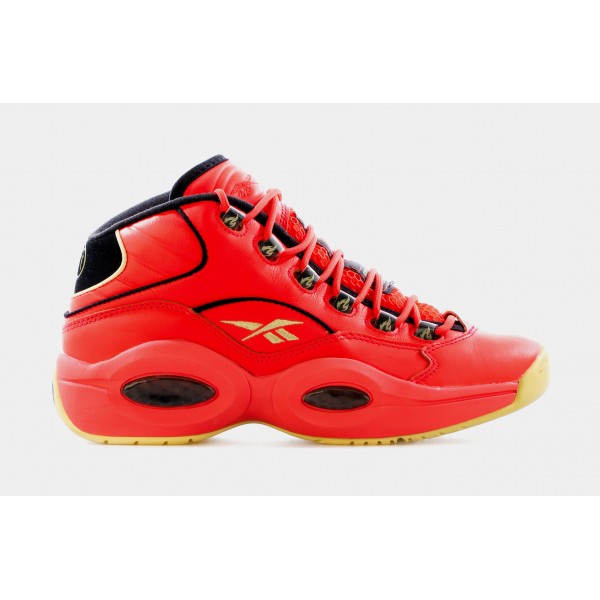 Zapatillas de baloncesto para hombre Hot Ones Question Mid (rojas)