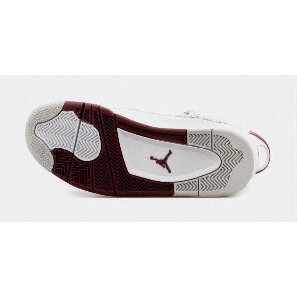 Zapatillas de Baloncesto Air Jordan Dub Zero para Hombre (Blancas/Rojas)
