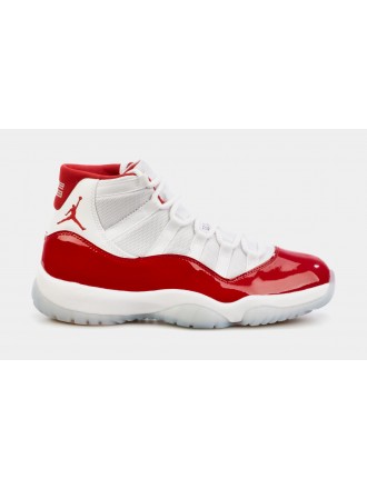Air Jordan 11 Retro Cherry Hombre Lifestyle Zapatos (Blanco / Rojo) Límite de uno por cliente