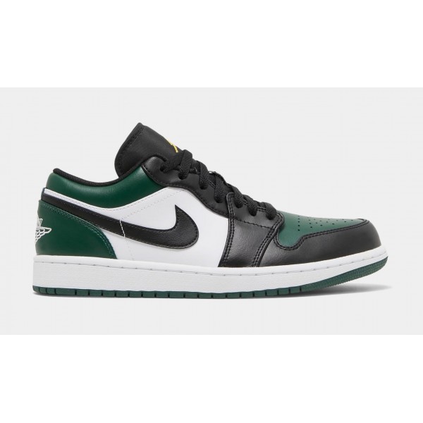 Zapatillas Air Jordan 1 Low Green Toe, Estilo de Vida, Hombre (Negro/Verde/Blanco) Límite de una por cliente