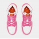Zapatillas Air Jordan 1 Mid Pinksicle Estilo de Vida Escolar (Rosa/Naranja)