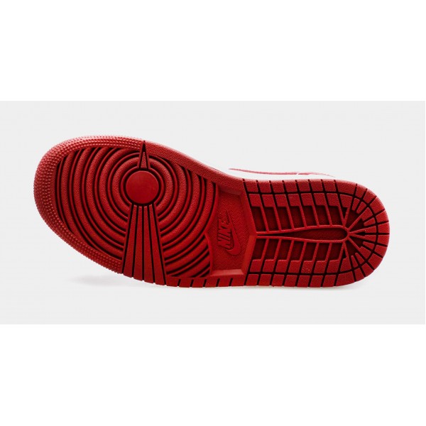 Zapatillas Air Jordan 1 Retro Mid Red Toe, Estilo de Vida Mujer (Blanco/Rojo)