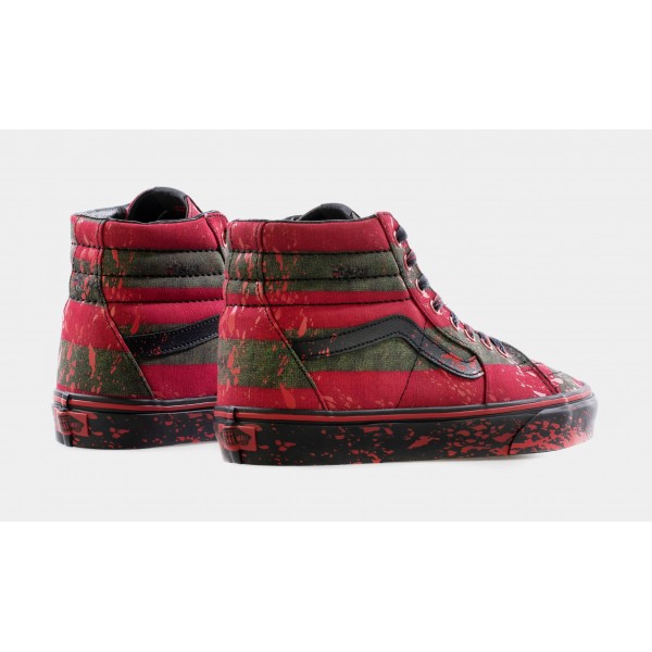 Zapatillas de Skate Freddy Sk8-HI para Hombre (Rojo/Gris)