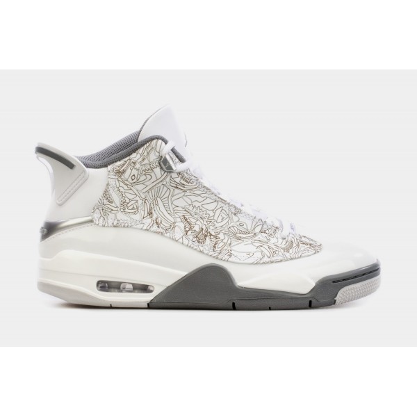 Zapatillas de baloncesto Air Jordan Dub Zero Cool Grey para hombre (Blanco/Gris)