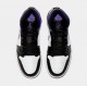 Air Jordan 1 Retro Mid Court Purple Zapatillas Lifestyle Hombre (Negro/Morado)